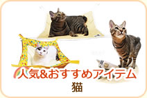 人気&おすすめアイテム 猫